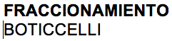  Fraccionamiento Boticcelli